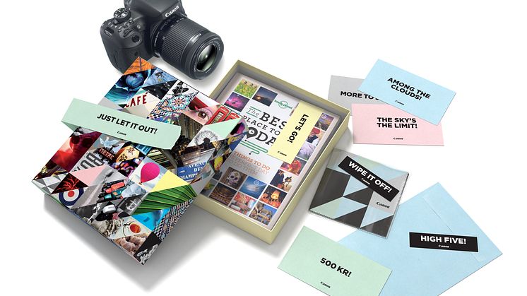 Canon uppmuntrar till kreativitet genom designad inspirationsbox