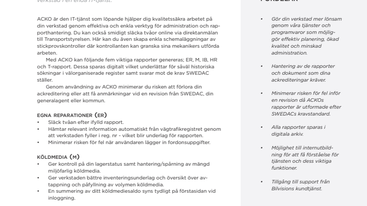 Bilvision förbättrar Ackrediteringsportalen!