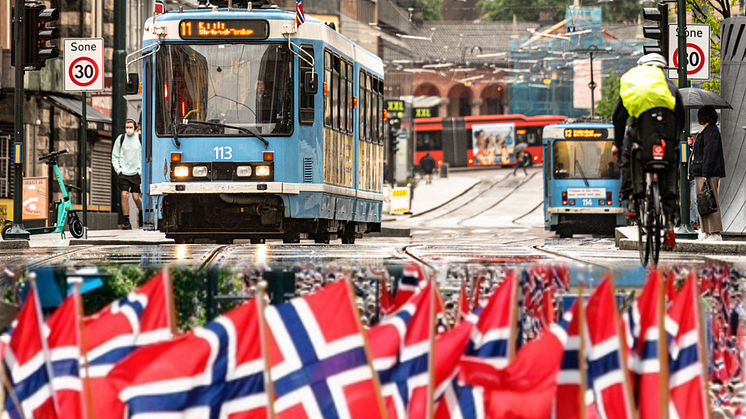 Trikken er tilbake i Storgata