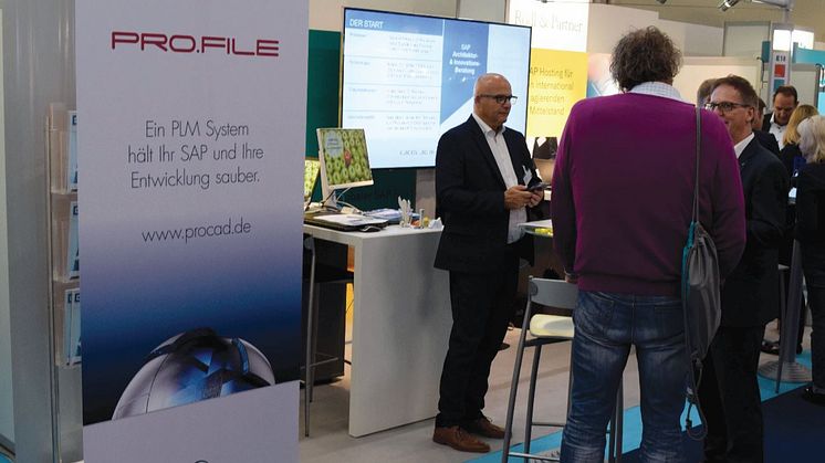 PROCAD auf dem DSAG Jahreskongress 2019 - verbesserte PRO.FILE-Integration in die SAP-Welt. Foto Zscheile