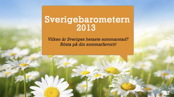 Tätt i kampen om årets sommarstad - Sista chansen att rösta!