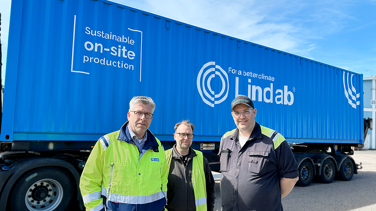 Pontus Andersson, Anders Persson och Peter Lindfors har varit med och utvecklat den nya produktionslösningen.