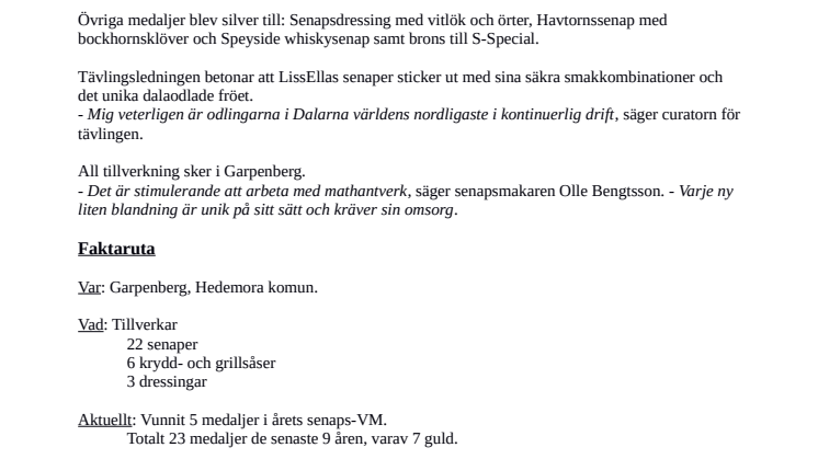 5 medaljer i VM för LissEllas !  