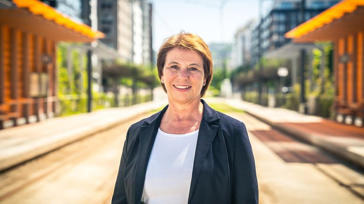 Marianne Vik, ansvarlig for trikkeanskaffelsen og CFO i Sporveien