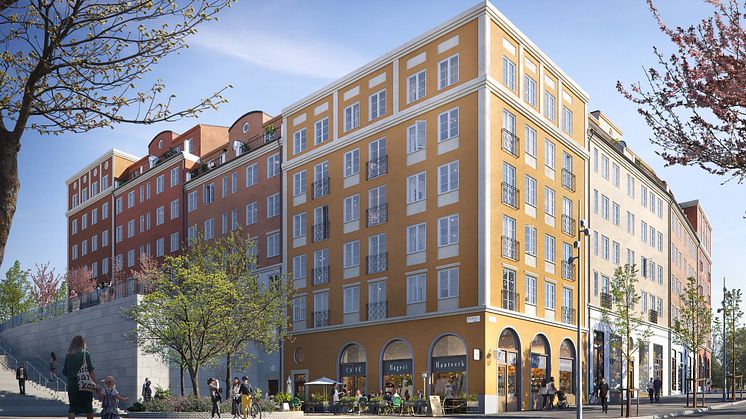 Idag startar Wallenstam nybyggnationen av det 20-tals klassicistiska kvarteret Nacka Grace mitt i hjärtat av centrala Nacka.