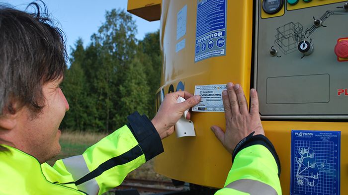 Oberoende leverantör är nu godkänd för besiktning av spårfordon i arbetsläge