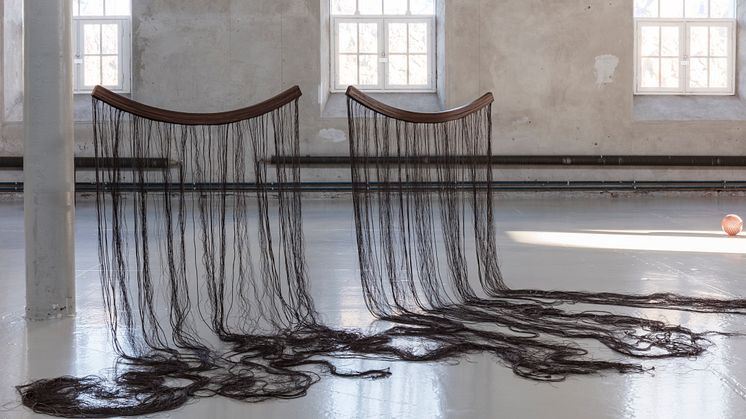 Installationsbild: Nima , 2022, Laleh Kazemi Veisari, Färgfabriken 2022