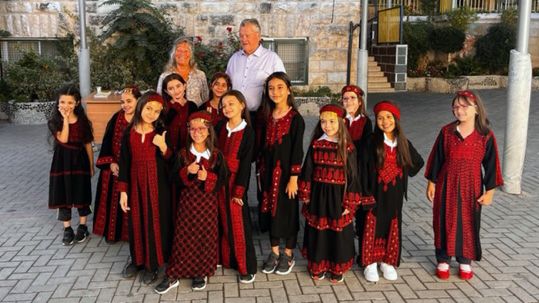 Dan och Christin Olofsson vid lanseringen av Star for Life Jerusalem