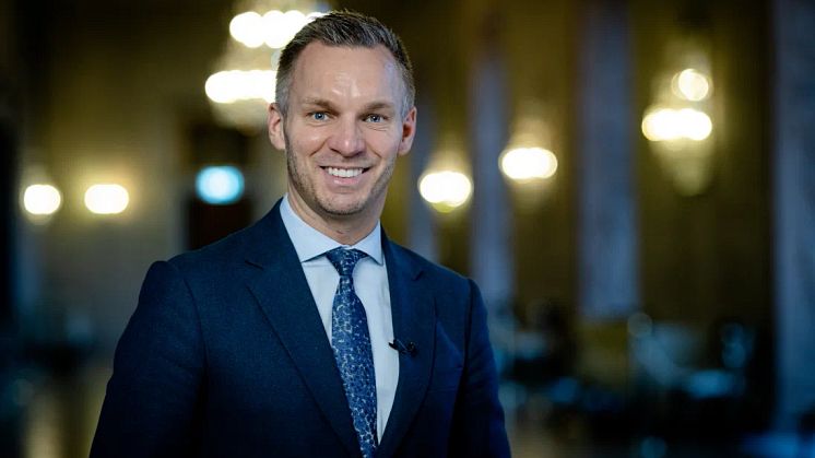 Stockholms stads äldreborgarråd Erik Slottner (KD). Foto: Yanan Li.