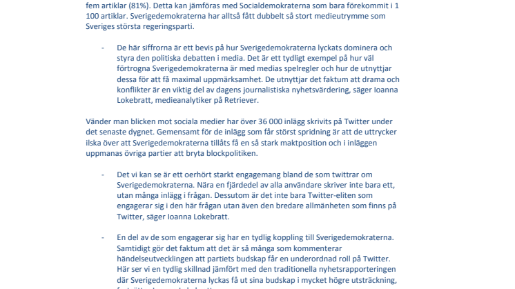 Sverigedemokraternas medie-explosion 