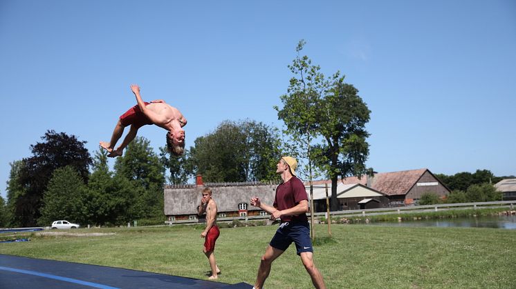 Gymnaster fra Vejstrup Efterskole besøger Fregatten Jylland den 27. maj 2021