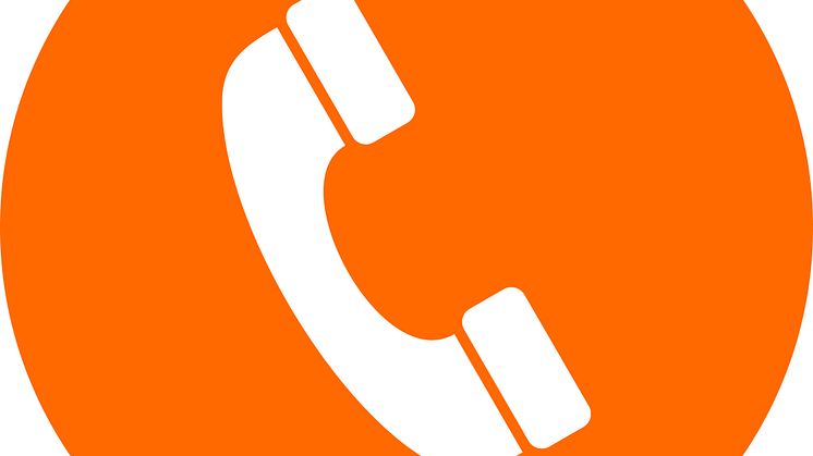 Tlf ikon oransje