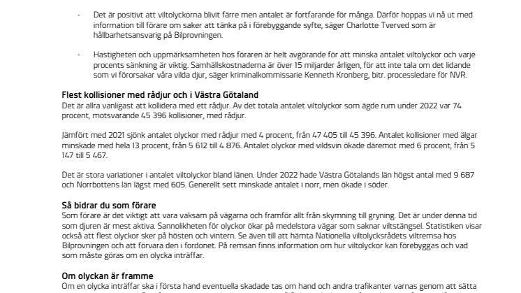 Pressinfo_Bilprovningen_NVR_viltolycksstatistik 2022.pdf