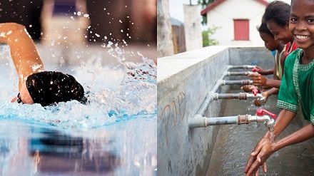 Simma för Livet inbringade 477 193 kr till WaterAid