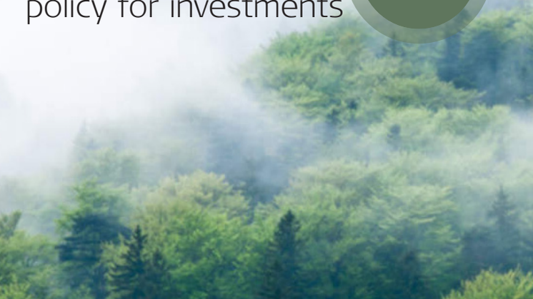 Storebrand Climate Policy for investments
