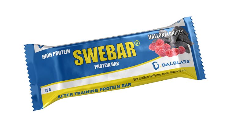 SWEBAR - bringebær og lakris