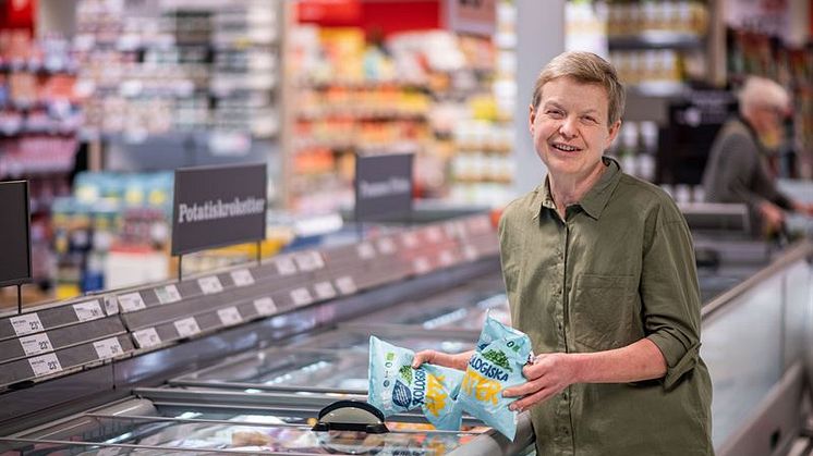 Axfood byter till mer hållbara förpackningar i frysen