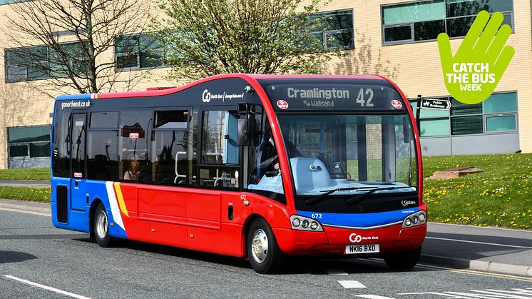 Get on board with Go North East this Catch the Bus Week