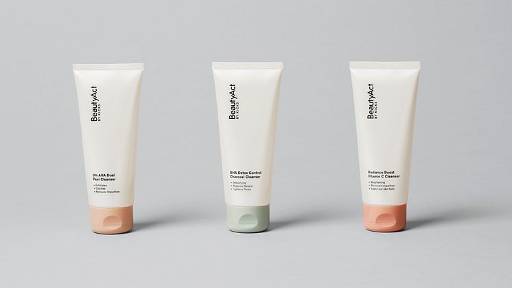 BeautyAct lanseeraa aktiiviset puhdistustuotteet yksilöllisiin ihon tarpeisiin
