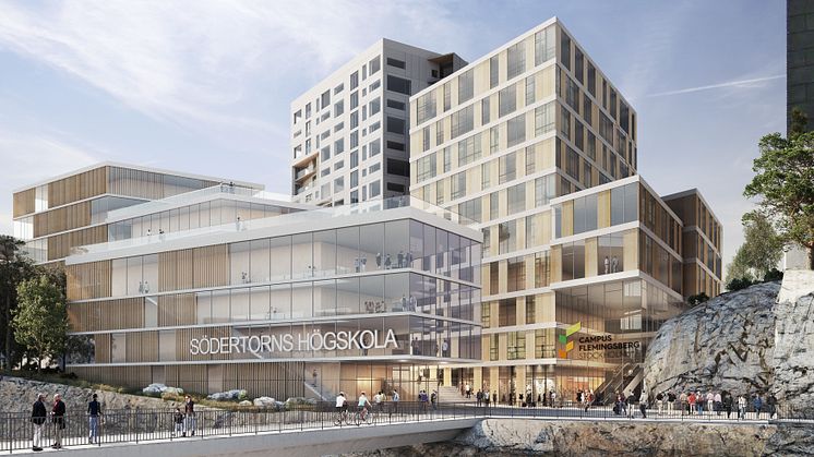 Visionsbild: Tovatt Architects and Planners AB. Bilden får publiceras i anslutning till redaktionellt material.