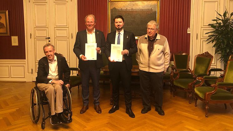 Idag undertecknades samverkansavtal mellan Föreningen Idrott för handikappade (FIFH) och Malmö stad