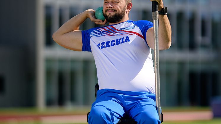 Aleš Kisý bude na paralympiádě 2024 v Paříži reprezentovat Českou republiku ve vrhu koulí. Foto: David Kubíček