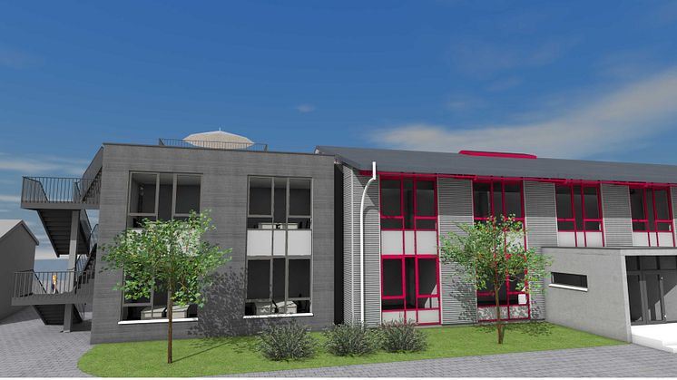 Bayernwerk-Netz-Spatenstich-Anbau-KC-Parsberg-Quelle-Architekturbüro-Iberl
