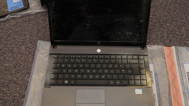 Laptop seized from John Farrell's house