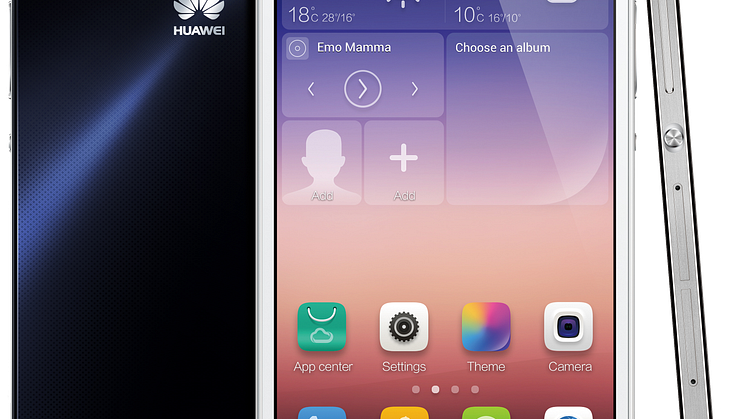 Huawei presenterar nya  flaggskeppsprodukten Ascend P7 