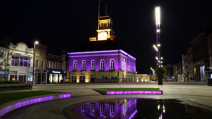​Stockton lights up for Make May Purple for Stroke