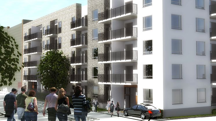 Startskott för fler bostäder längs Hyllie allé
