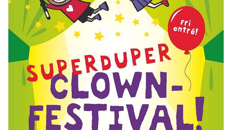 Riktig cirkus i Parken när det är Clownfestival