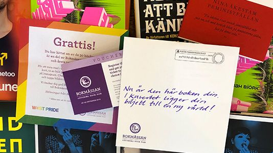 Bokmässan och West Pride återupprepar förra årets succé – startar ny bookhunt med fokus på Tema Jämställdhet