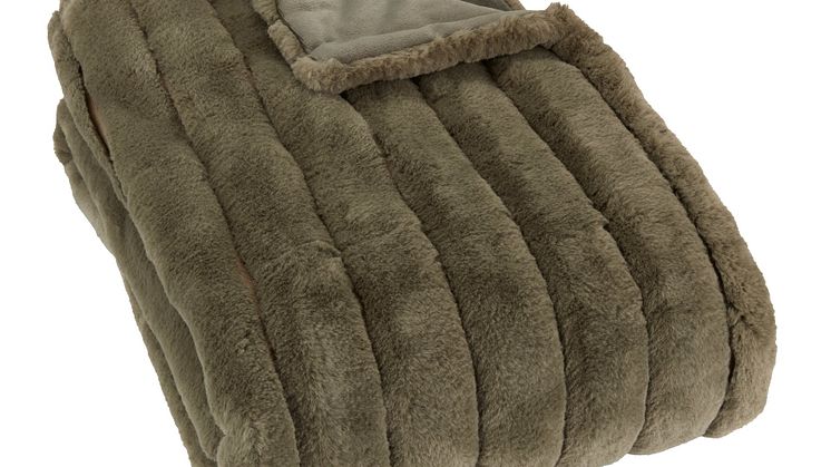 Pledd RHIMFAXE 130x170 grøn (275 NOK)