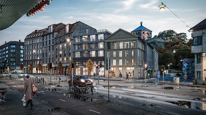 Så här ser det vinnande förslaget "Haga hjärta Linné" ut. 