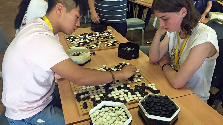 Go-Spieler beim Europäischen Go-Kongress