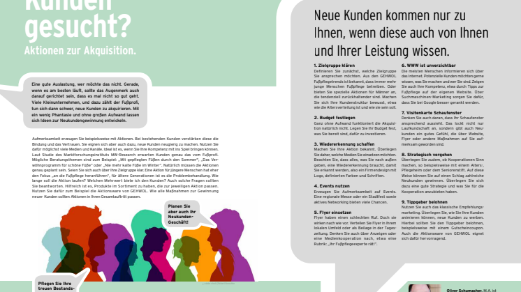 Zielgruppenansprache in der Neukundengewinnung, Folge 2: Kunden gesucht? Aktionen zur Akquisition