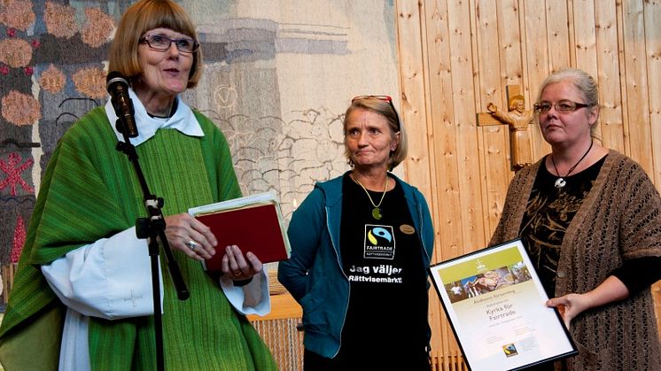 Femton församlingar blir Kyrka för Fairtrade under Fairtrade fokus 2012