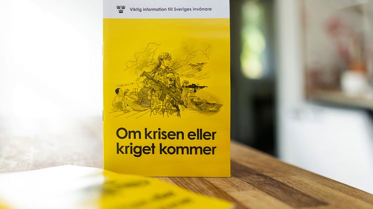 Få broschyren Om krisen eller kriget kommer i din digitala brevlåda