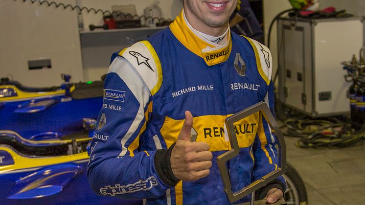 Visa Fastest Lap Winner Sebastien Buemi