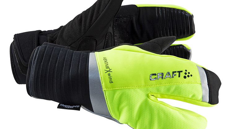 Shield split finger glove
