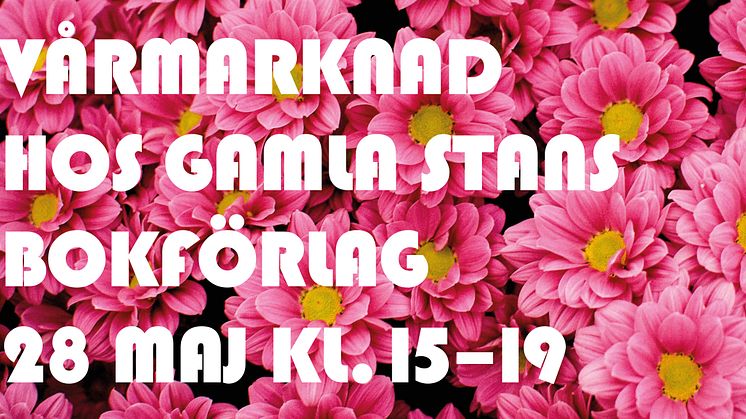 VÅRRUS hos bokförlagen i Gamla Stan 28 maj kl 15.00 - 19.00