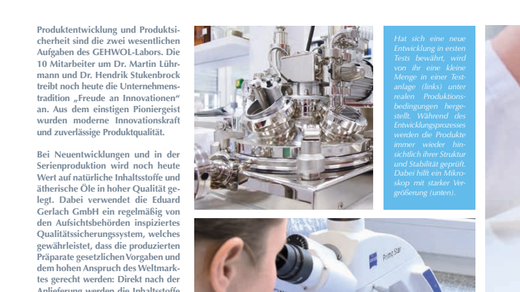 Die GEHWOL-Erfolgsgeschichte: Qualität bedeutet Innovation und Sicherheit