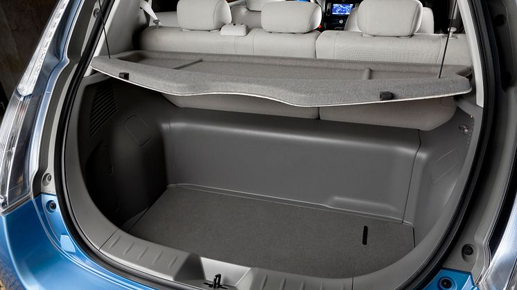 Nissan Leaf bagasjeplass