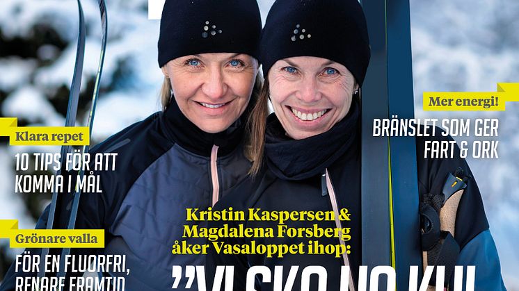 ”Let’s Ski” – Kristin Kaspersen och Magdalena Forsberg åker Vasaloppet tillsammans!