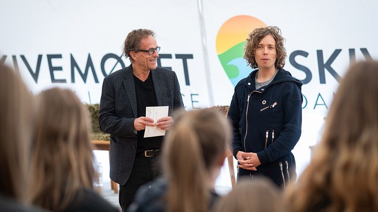 Mads Langer i debat med Skives unge på Skivemødet 2019