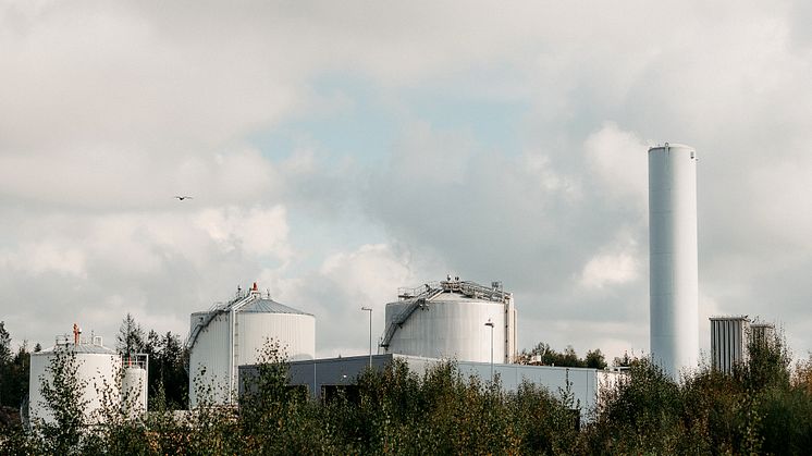 VafabMiljös biogasanläggning på Gryta i Västerås
