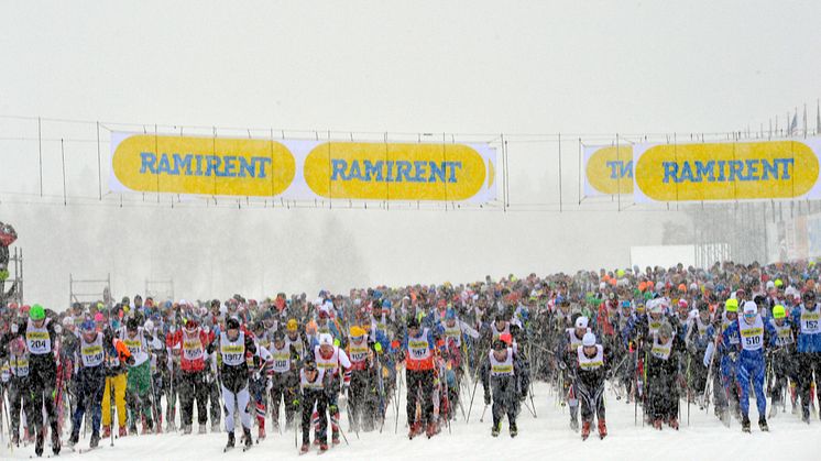 Stafettvasan 2016-03-04 Starten i Sälen