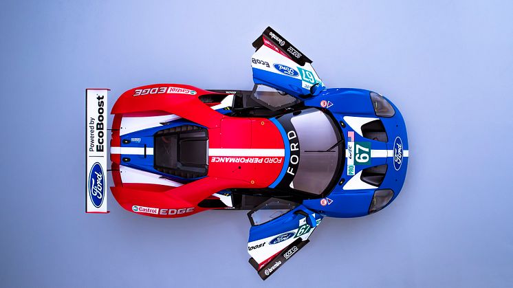 Ford GT from above