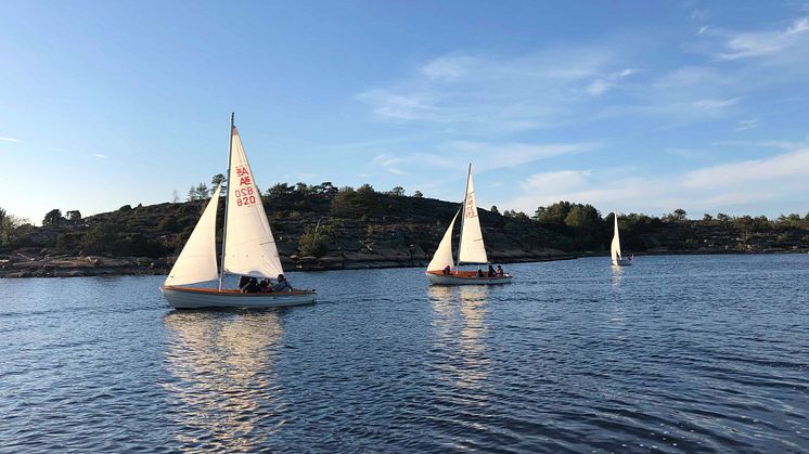 Speiderne i Hvaler Sjø får støtte til hengekøyer til utlån, til overnattingsturer. (Foto: Hvaler Sjø).